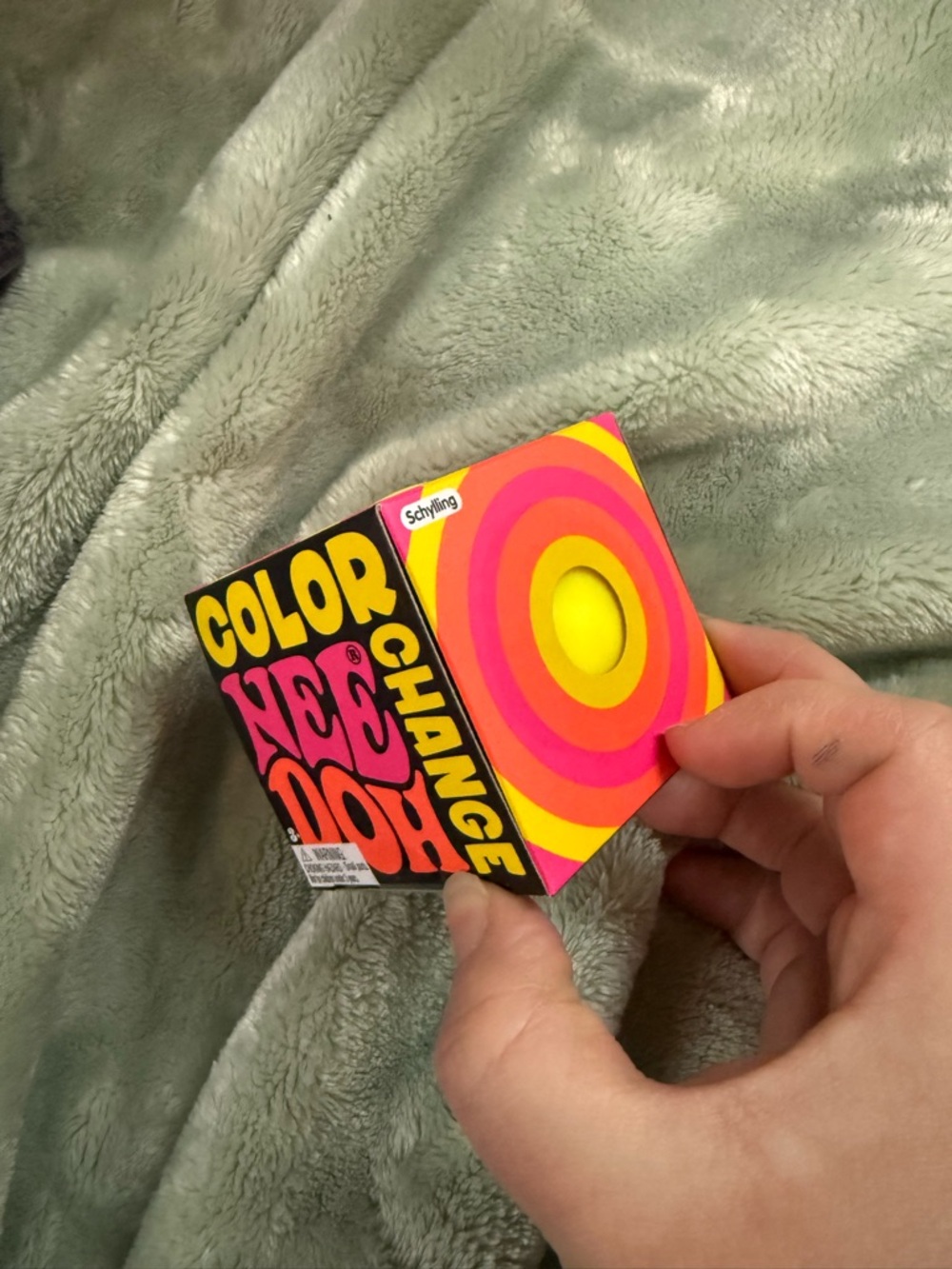 Needoh Color Change Cube - Pink Yellow Kids Toy